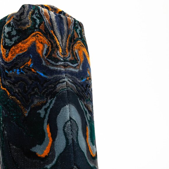 Fendi First Small Blue Tappetino Velvet Clutch - Picture 5 of 15